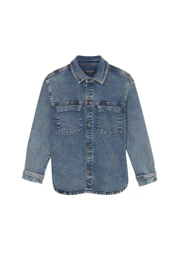 Джинсовая рубашка для мальчиков-подростков Marc o'Polo - фото 5