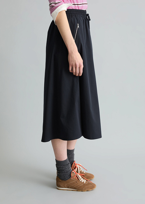 Юбка из эластичного хлопка