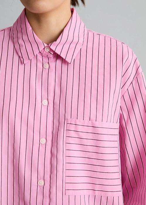 Рубашка из хлопка и лиоцелла
