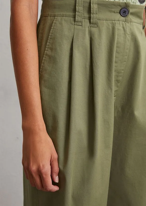 Широкие брюки из смесового хлопка Marc o'Polo - фото 4