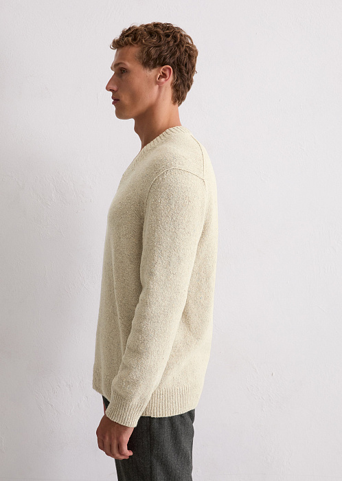 Пуловер из смесовой шерсти