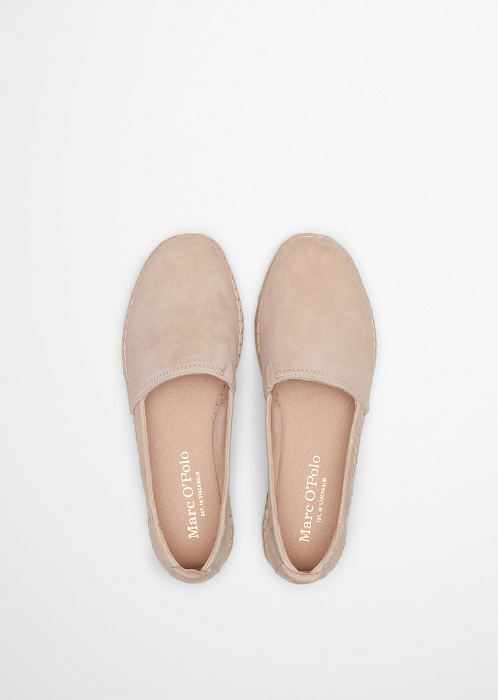 Эспадрильи из натуральной замши