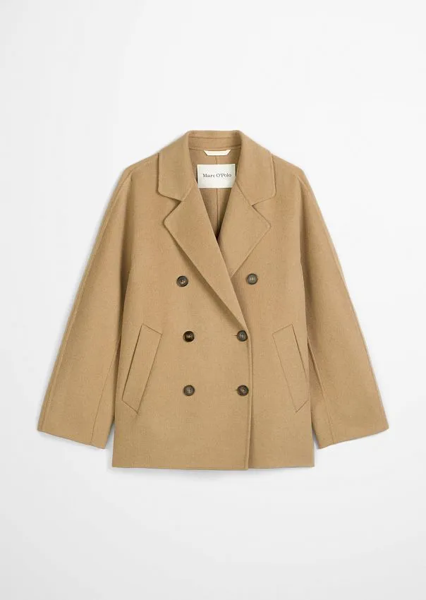 Полупальто из переработанной шерсти Marc o'Polo - фото 6