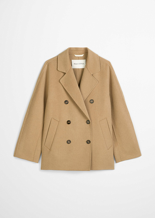 Полупальто из переработанной шерсти