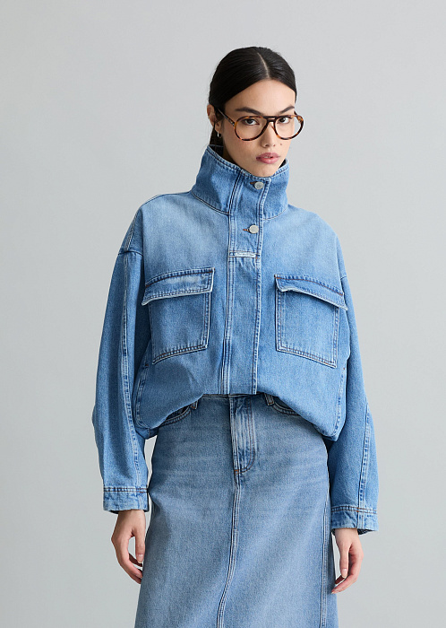 Куртка джинсовая из волокон листьев ананаса