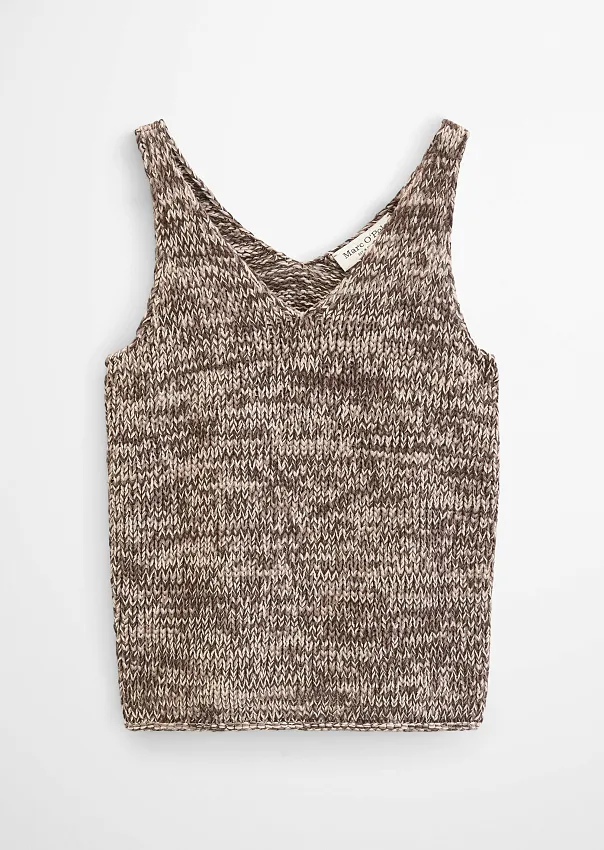 Топ из смесового хлопка
