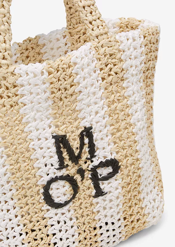 Маленькая сумка-шоппер из рафии Marc o'Polo - фото 3