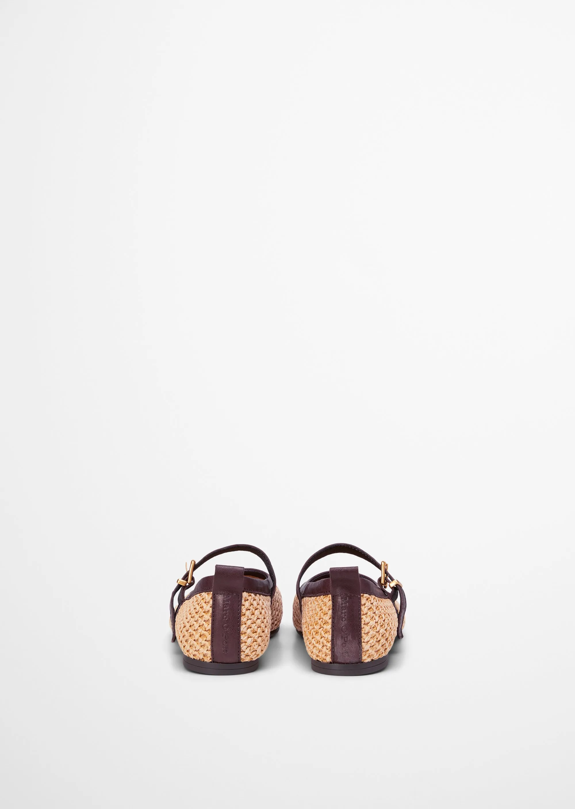 Балетки Gina из рафии и натуральной кожи Marc o'Polo - фото 3