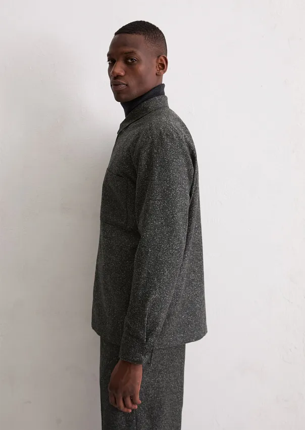 Верхняя рубашка из смесовой шерсти Marc o'Polo - фото 5