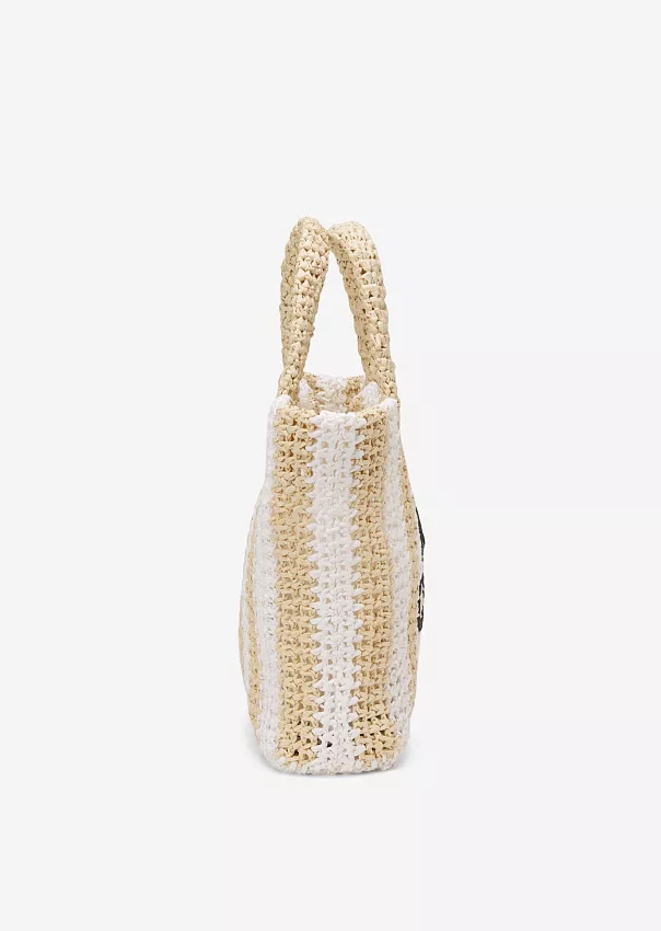 Маленькая сумка-шоппер из рафии Marc o'Polo - фото 5