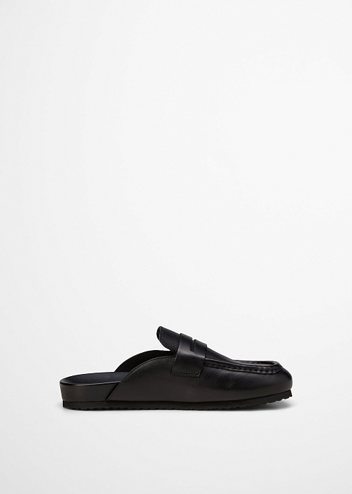 Сабо из натуральной кожи