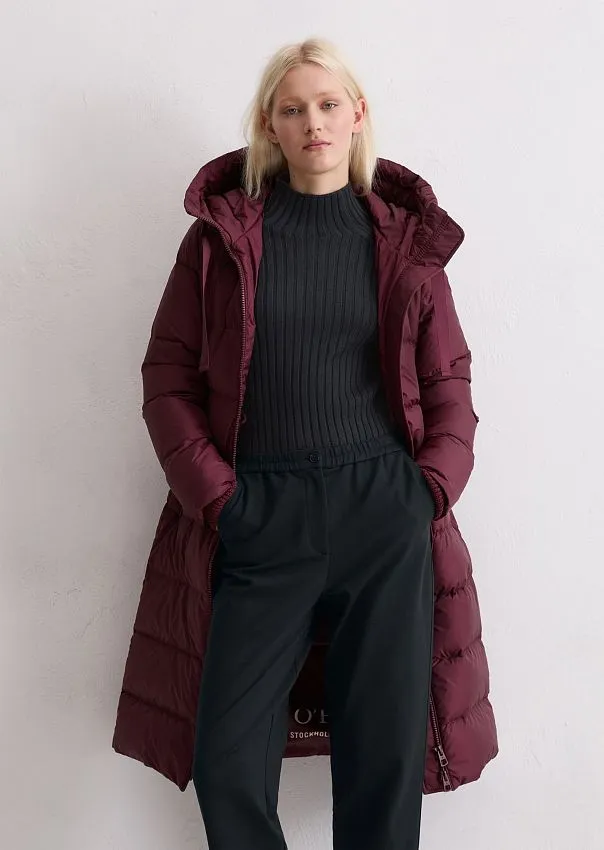 Пуховик с фиксированным капюшоном Marc o'Polo - фото 1