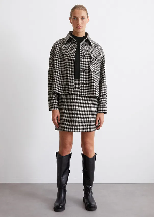 Жакет из смесовой шерсти