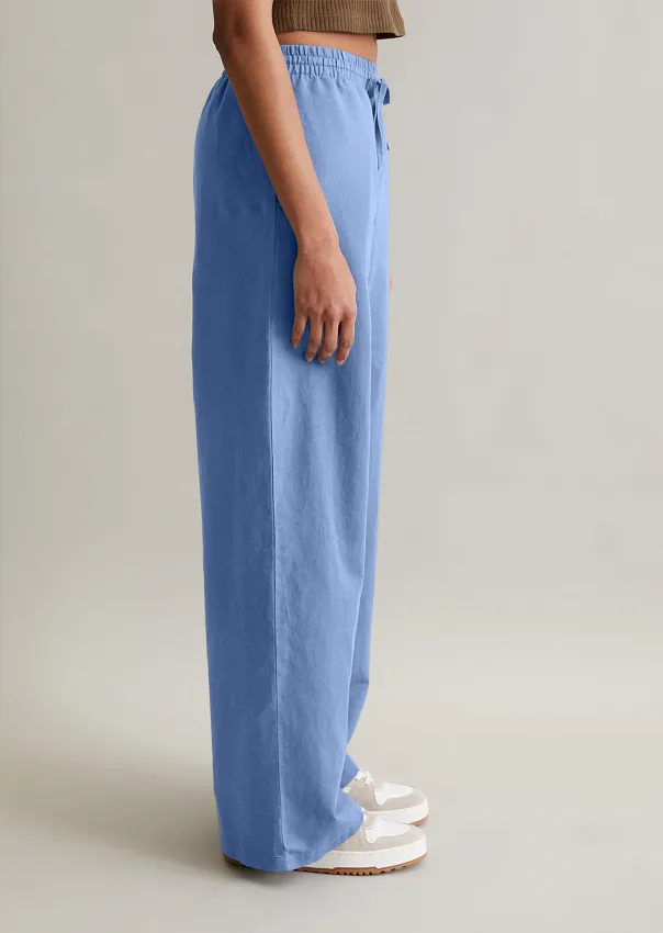 Брюки широкие изо льна и органического хлопка Marc o'Polo - фото 5