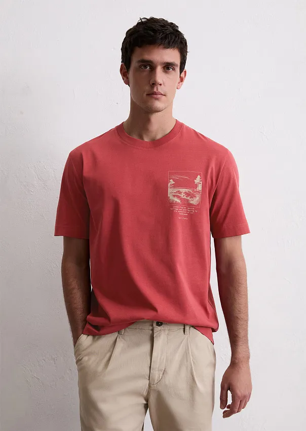Футболка прямого кроя из органического хлопка Marc o'Polo - фото 1