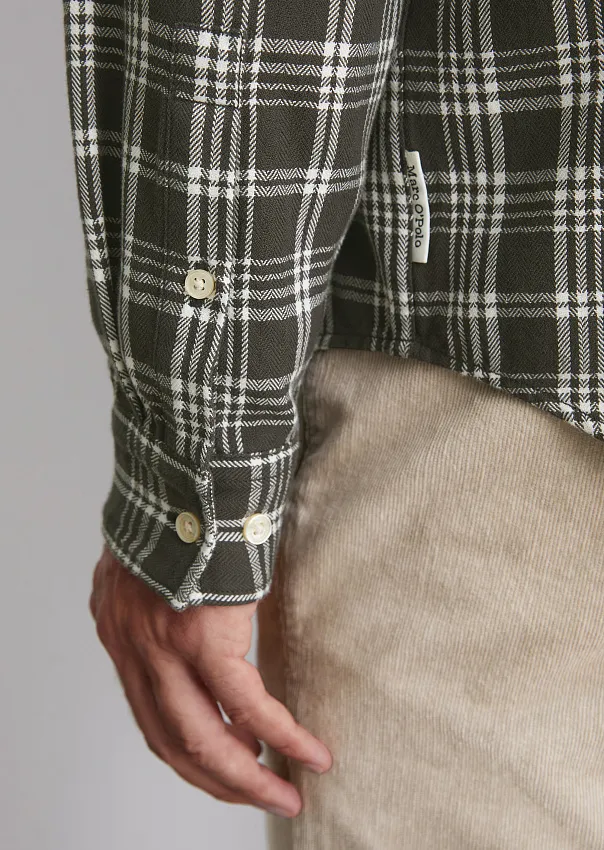 Фланелевая рубашка из органического хлопка Marc o'Polo - фото 4