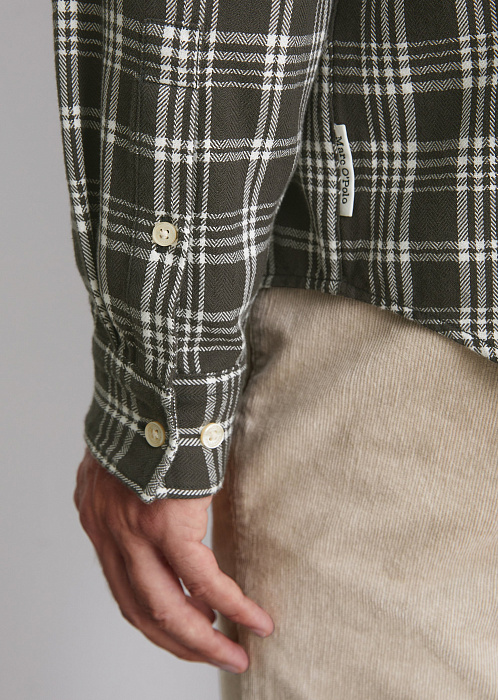 Фланелевая рубашка из органического хлопка