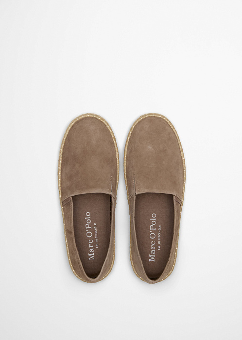 Эспадрильи из натуральной замши