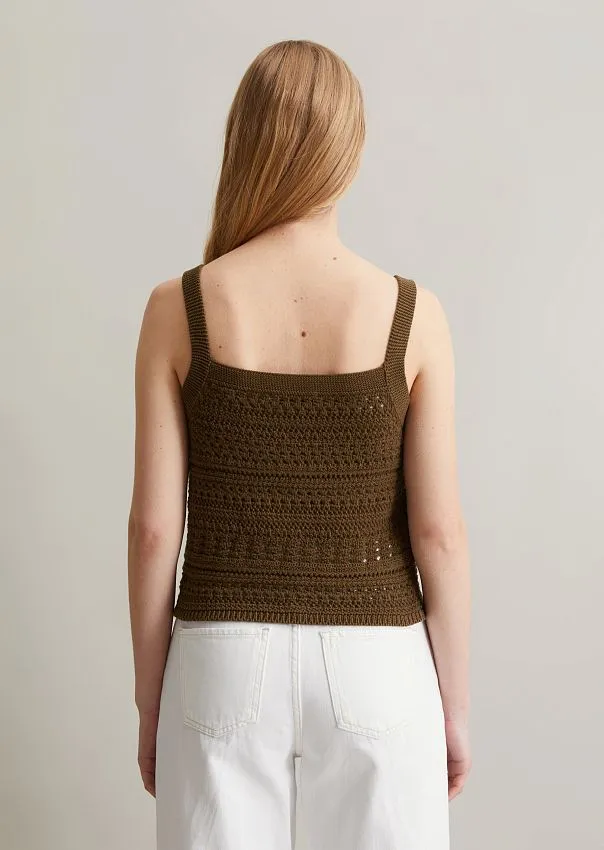 Вязаный топ из органического хлопка Marc o'Polo - фото 2