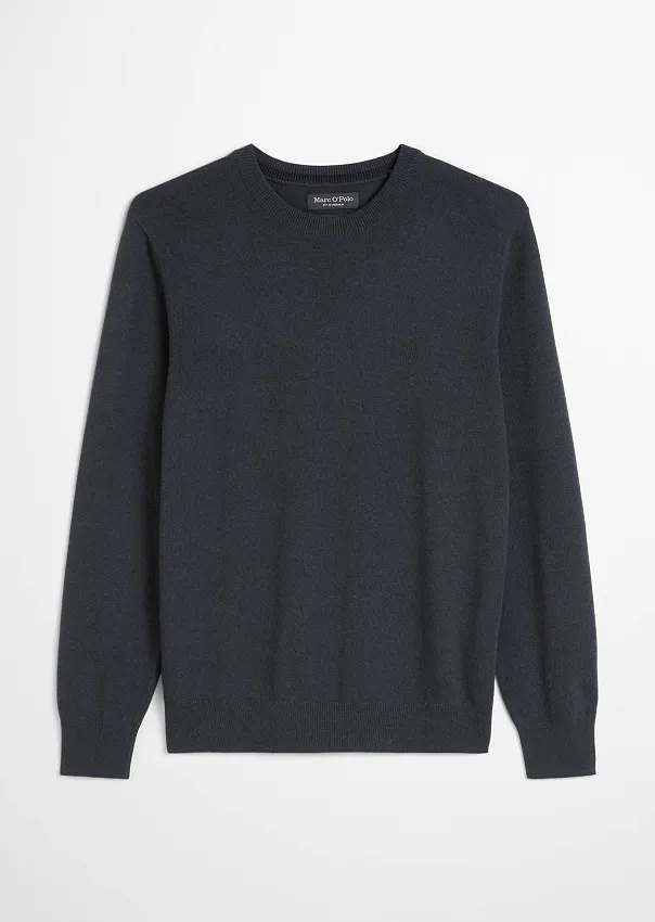 Джемпер с круглым вырезом из смеси хлопка и шерсти Marc o'Polo - фото 6