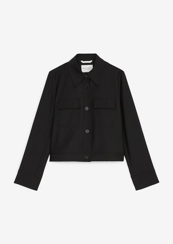 Жакет из смесовой шерсти