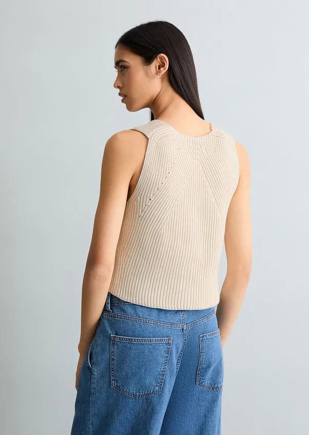 Жилет из органического хлопка