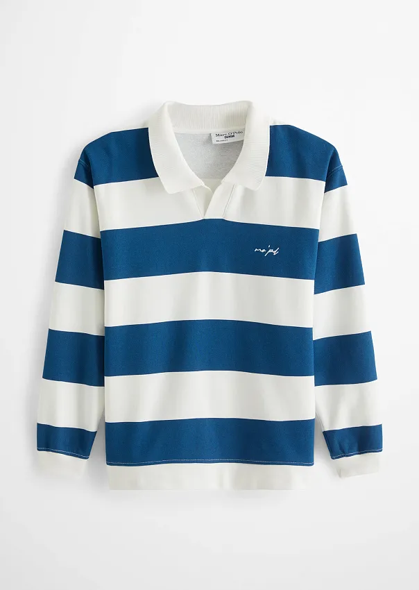 Свитшот-поло из органического хлопка Marc o'Polo - фото 1