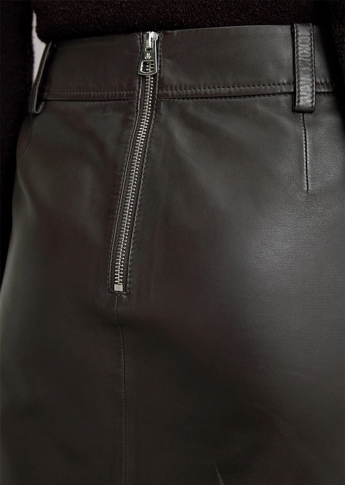 Мини-юбка из натуральной кожи