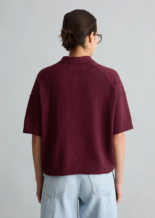 Поло из смесового хлопка 