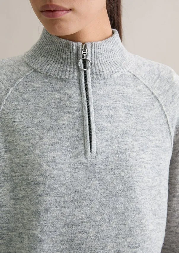 Джемпер с высоким воротом из мягкой смесовой шерсти Marc o'Polo - фото 4