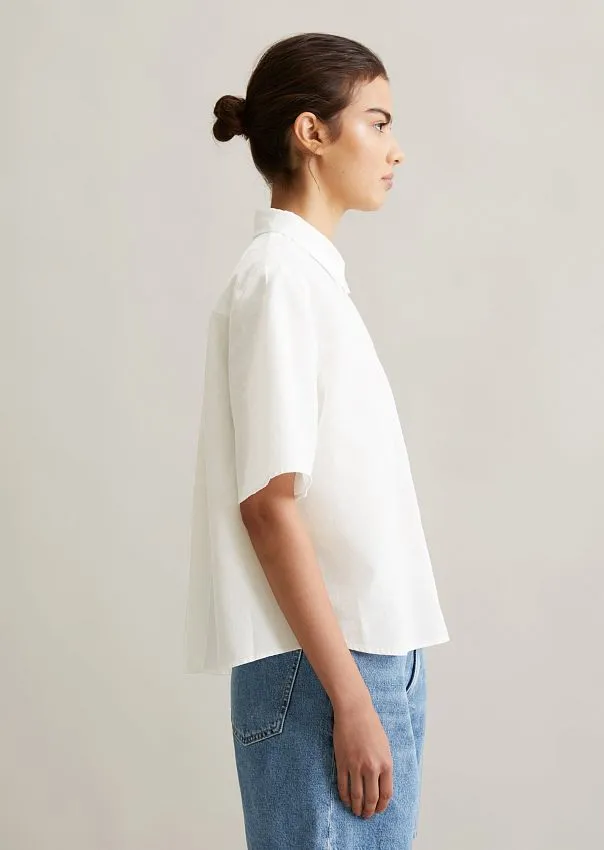 Рубашка изо льна и органического хлопка Marc o'Polo - фото 5