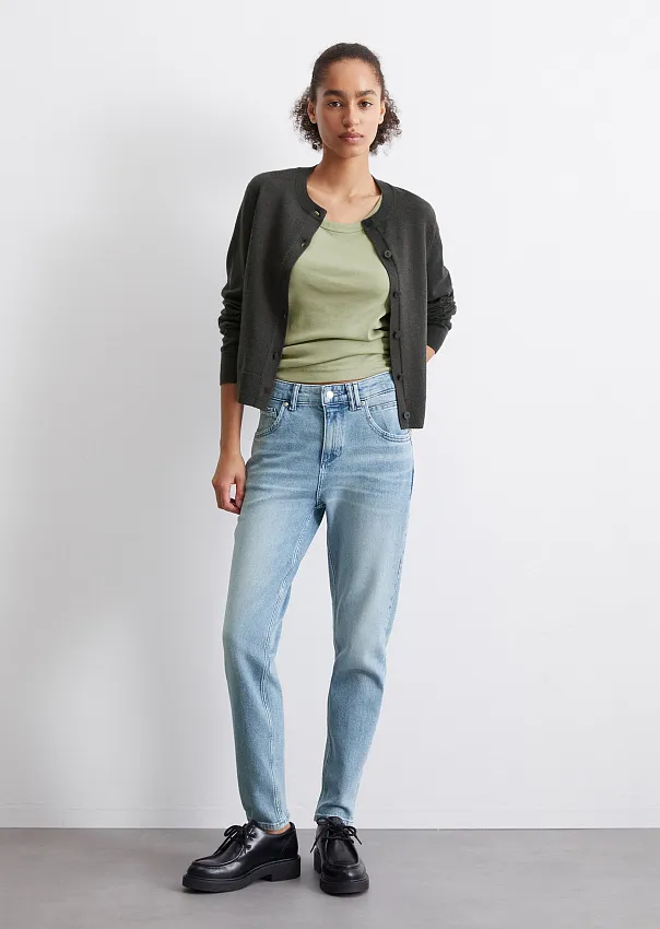 Кардиган из смесового хлопка