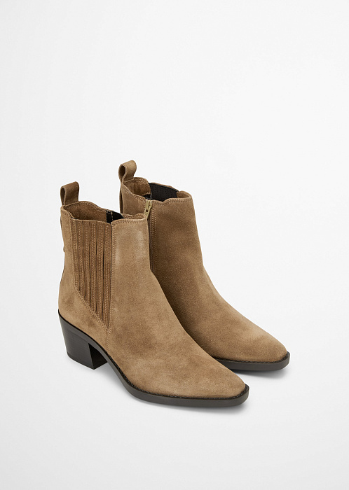 Казаки из натуральной замши