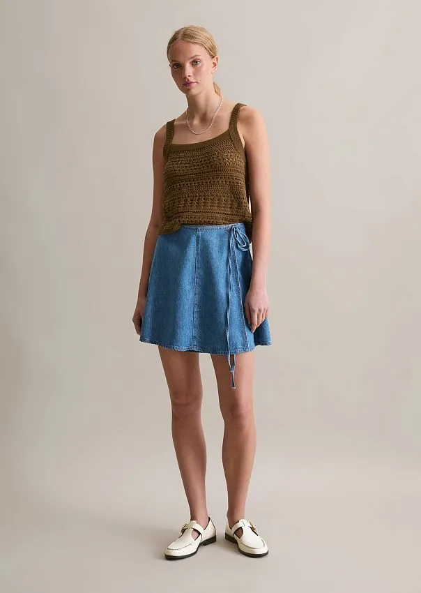 Юбка клеш джинсовая Marc o'Polo - фото 1