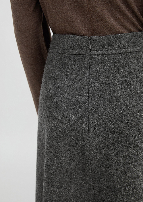 Юбка-миди из смесовой шерсти