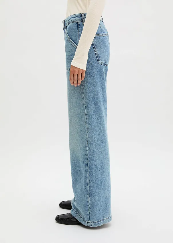 Джинсы клеш из органического хлопка