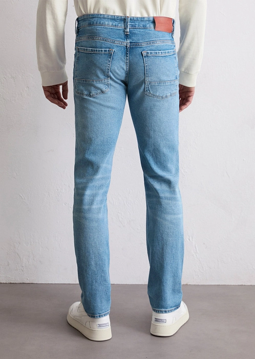Джинсы Slim Fit SJÖBO из смесового хлопка
