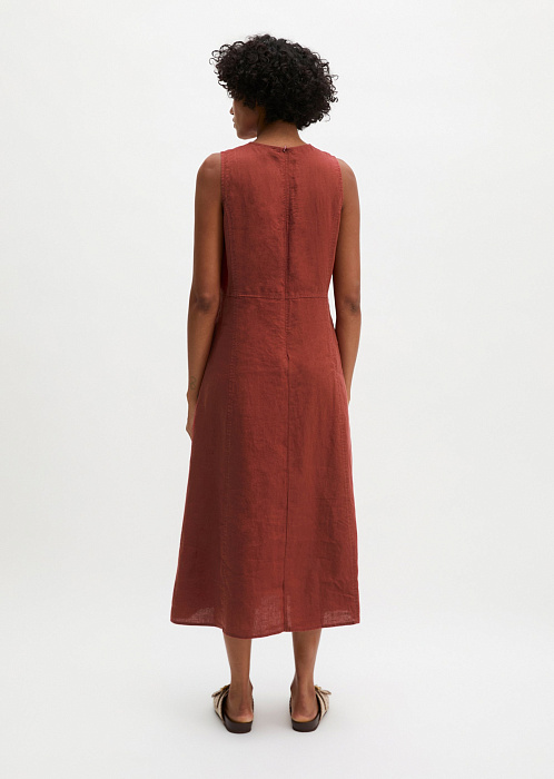 Платье изо льна