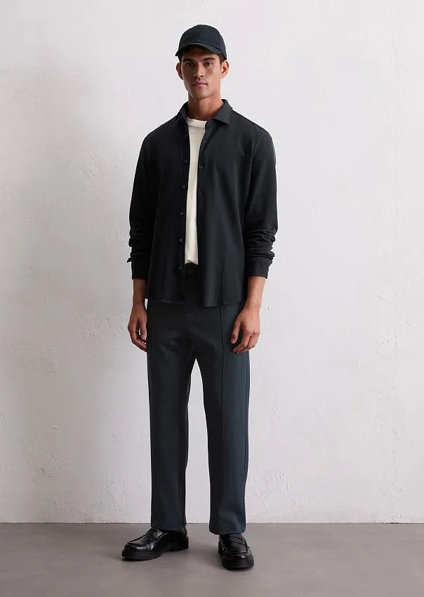 Трикотажная рубашка из органического хлопка Marc o'Polo - фото 3