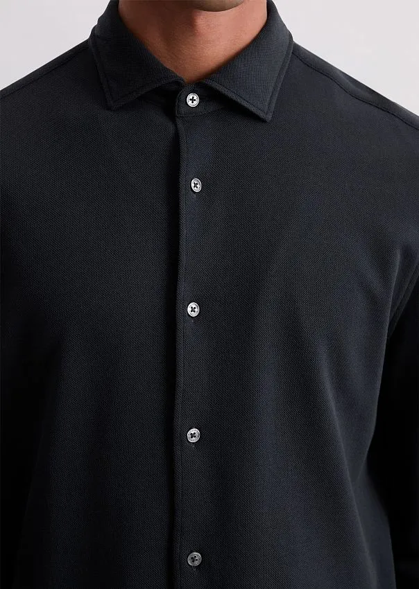 Трикотажная рубашка из органического хлопка Marc o'Polo - фото 4