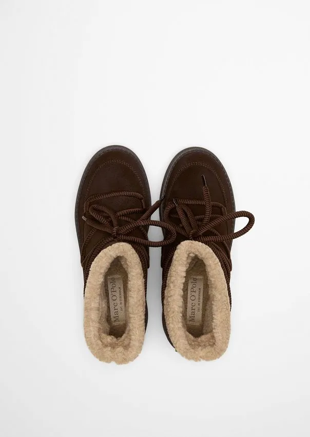 Зимние ботинки Pia из воловьей замши Marc o'Polo - фото 4