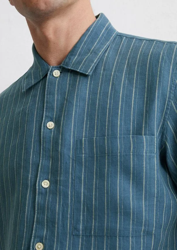 Рубашка из чистого льна Marc o'Polo - фото 4