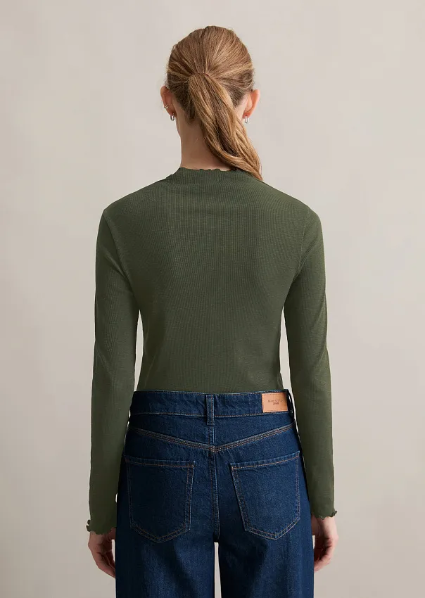 Лонгслив из органического хлопка Marc o'Polo - фото 2