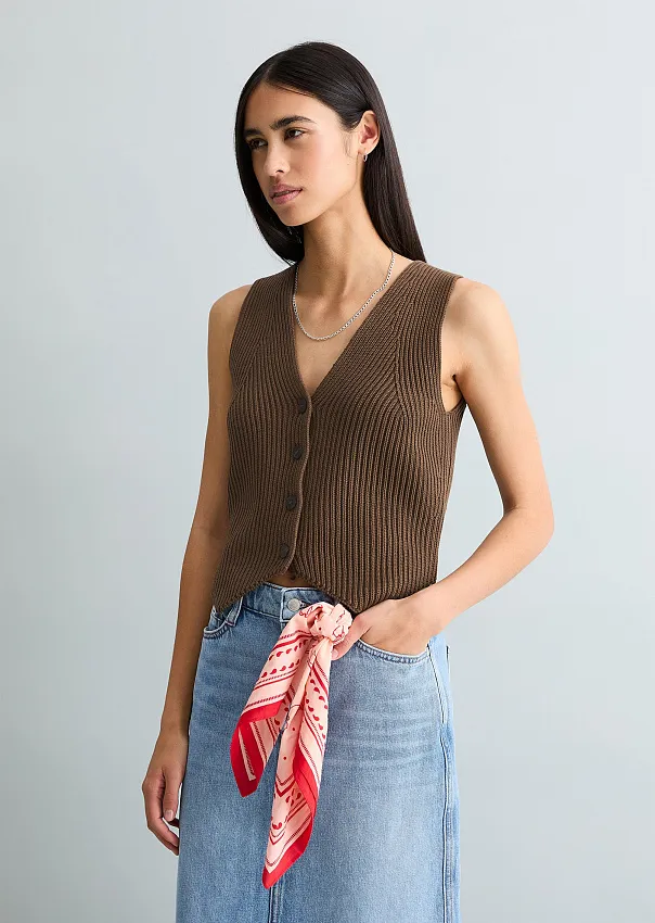 Жилет из органического хлопка