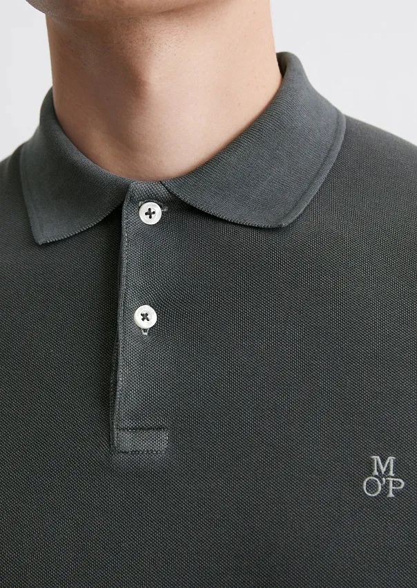 Поло из смесового хлопка Marc o'Polo - фото 4