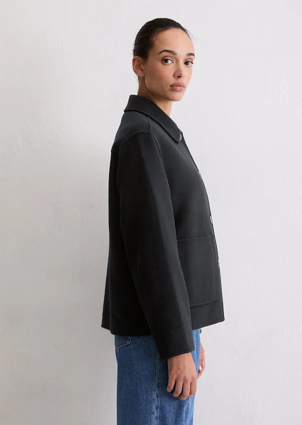 Куртка-рубашка из смесовой шерсти