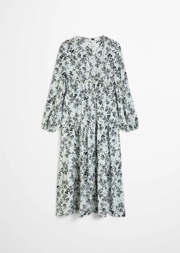 Платье с принтом из смеси купро и вискозы Marc o'Polo - фото 6