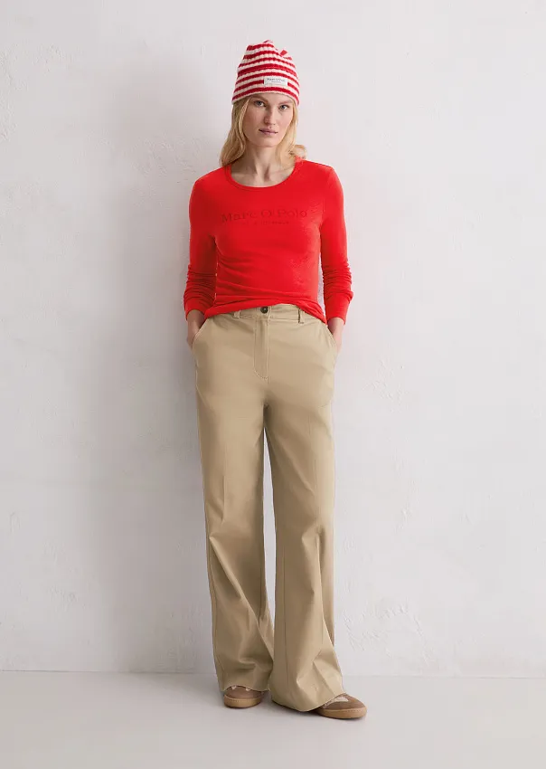 Лонгслив из органического хлопка