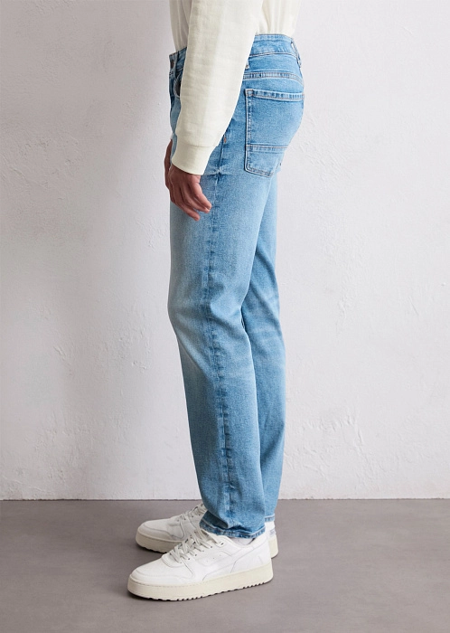 Джинсы Slim Fit SJÖBO из смесового хлопка
