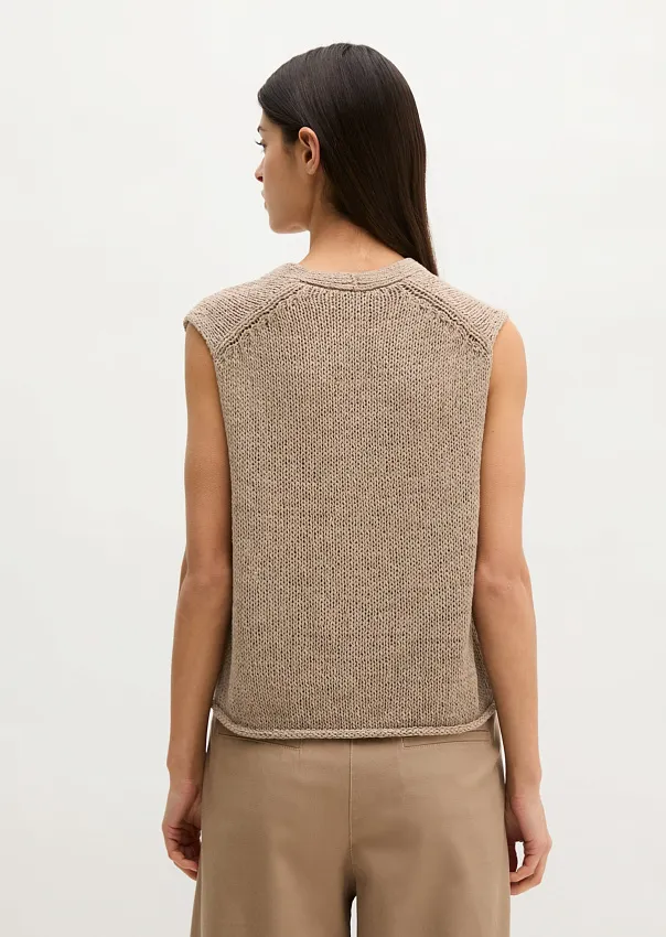 Жилет из смесового хлопка
